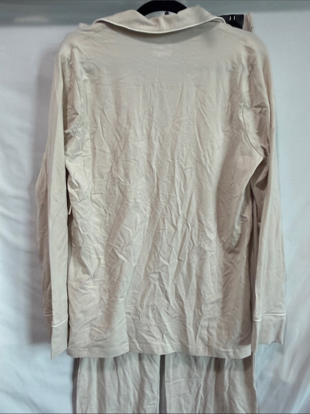 Amazon Essentials Cream Button-Front Pajama Set - Picture 2 of 10